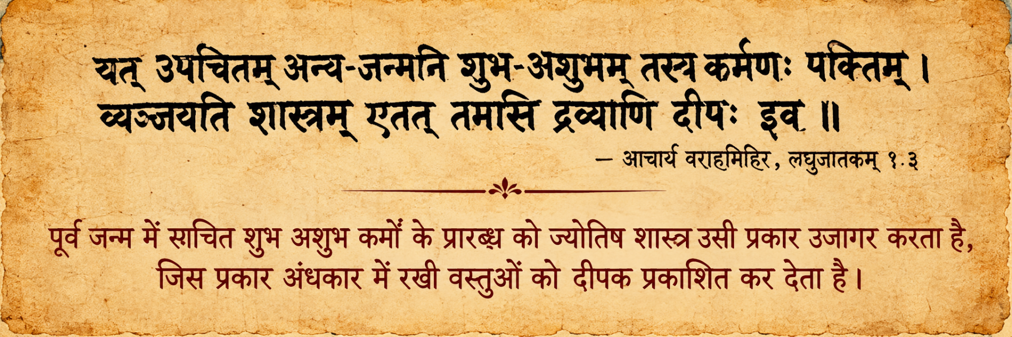 संस्कृत श्लोक एवं हिन्दी अर्थ